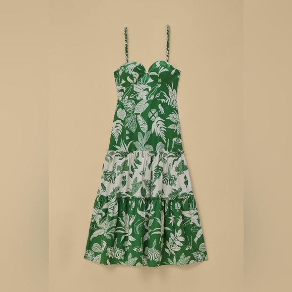 Farm Rio Forest Soul Mix Midi Dress - Picture 6 of 7